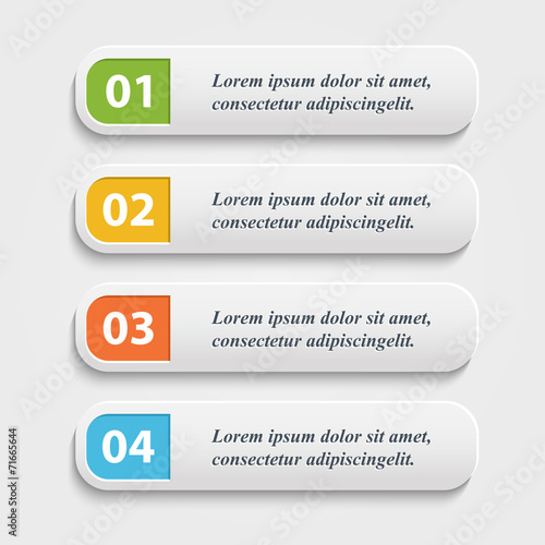 Vector  realistic Web buttons,banner,infographic