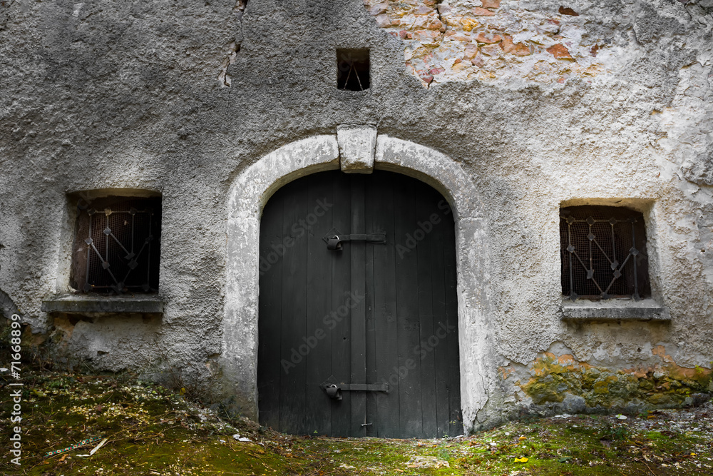 Fototapeta premium old wine cellar door