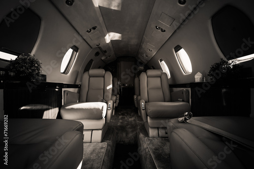 luxury aircraft interior © fotopic