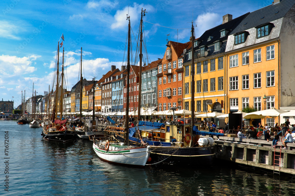 Nyhavn (New Harbor) in Copenhagen
