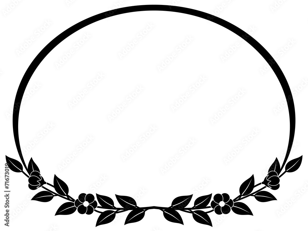 Fototapeta premium 花のフレーム