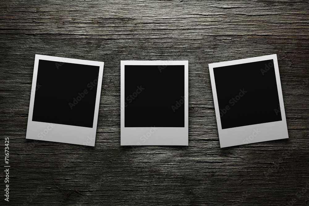 Fototapeta premium Blank photos