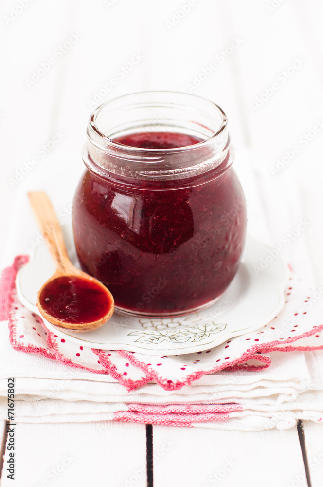 Plum Jam Made in Slow Cooker (Crock Pot, Multicooker) Plum Jam Made in Slow Cooker (Crock Pot, Multicooker)