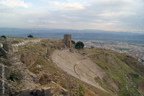 Ancient theatre on the slope, Pergam
