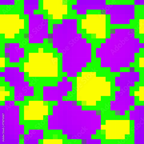 Fototapeta Naklejka Na Ścianę i Meble -  acid seamless pixel art texture
