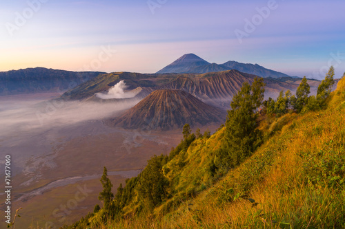 Bromo mountain landscape from Pananjakan II