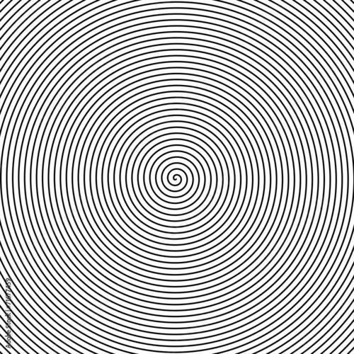 Black and white spiral