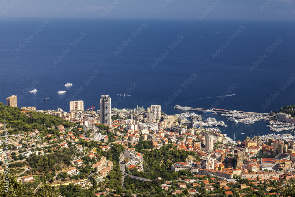 Monaco und Hafen