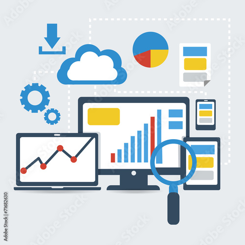 Responsive pc.  SEO optimization,web analytics.