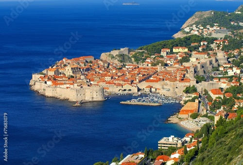 Fototapeta Naklejka Na Ścianę i Meble -  Dubrovnik von oben - Dubrovnik view 37
