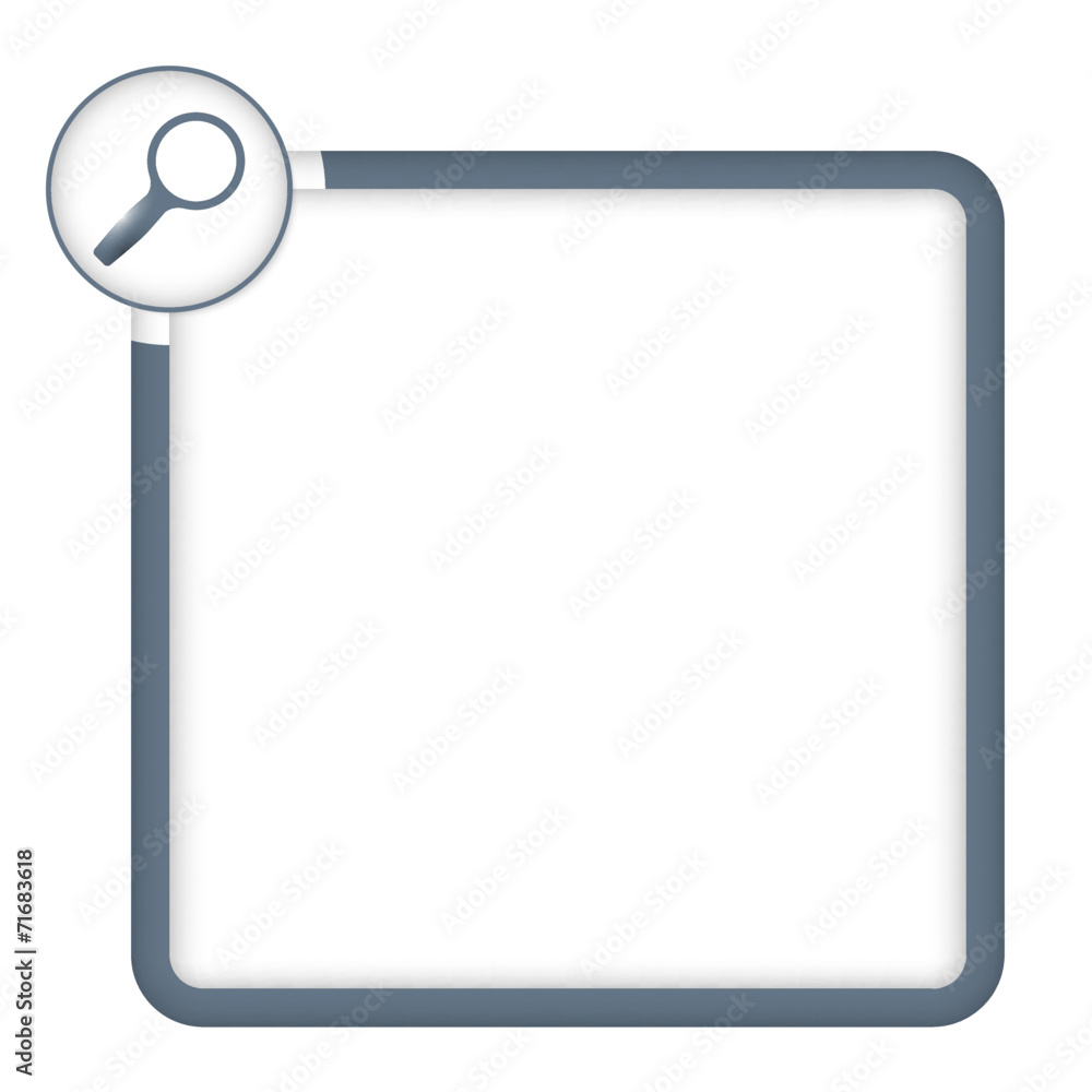 vectorframe for any text with magnifier vectorframe for any text with magnifier
