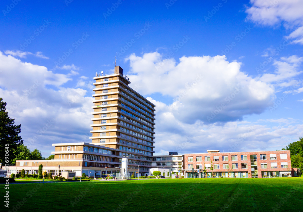 Modern hospital. hospital building.  Medical Center