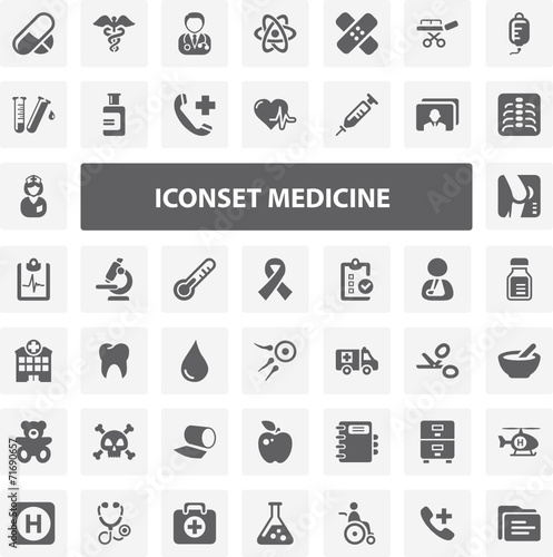 Website Iconset - Medicine 44 Basic Icons
