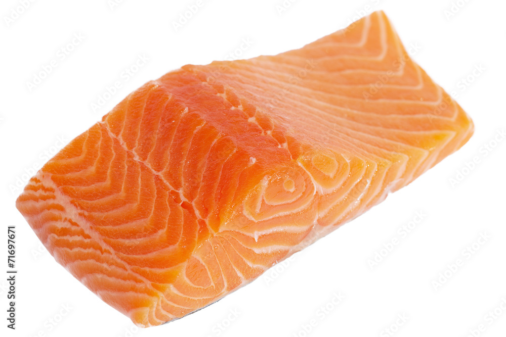 Fillet of salmon.