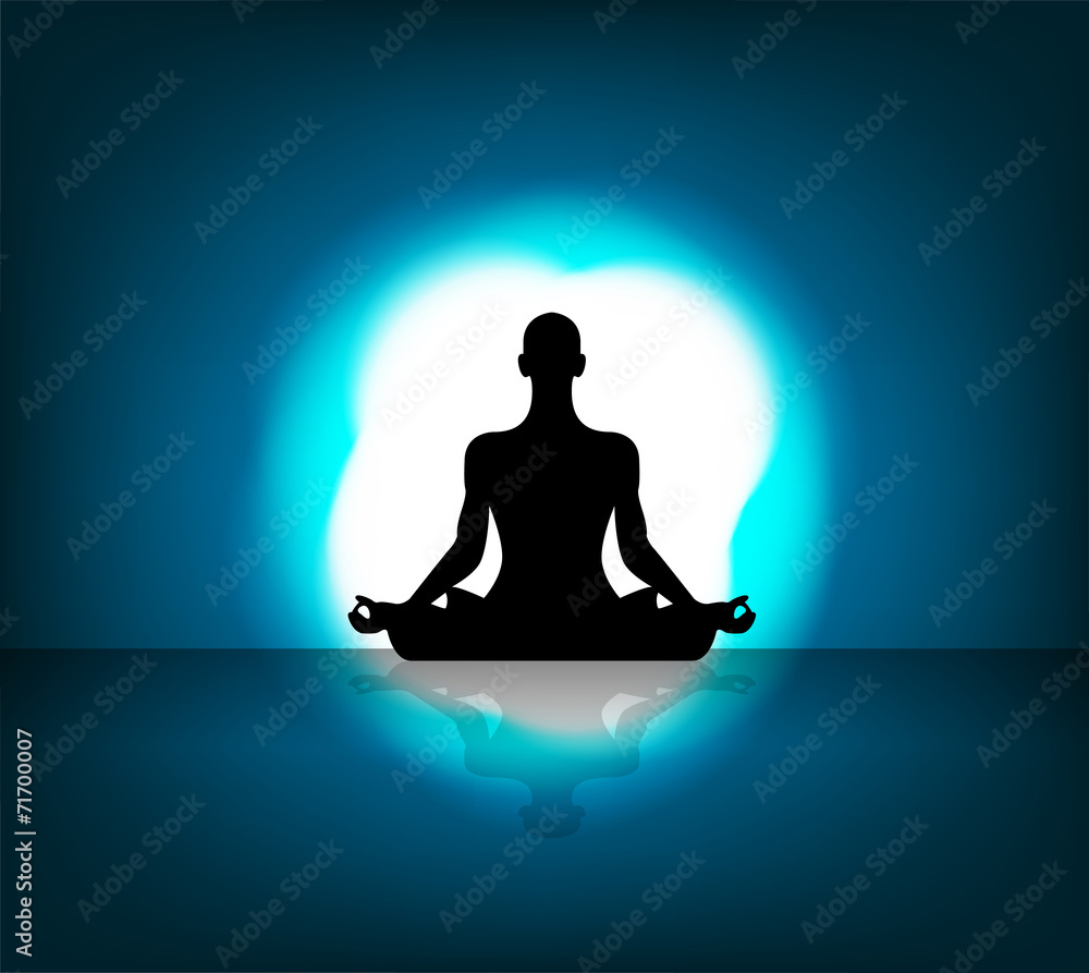 meditazione, yoga, pensare, fiore di loto meditazione, yoga, pensare, fiore di loto