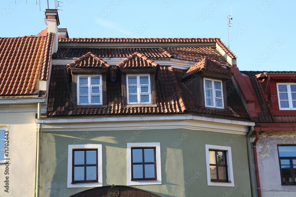 Building in the Old Town in Vilnius