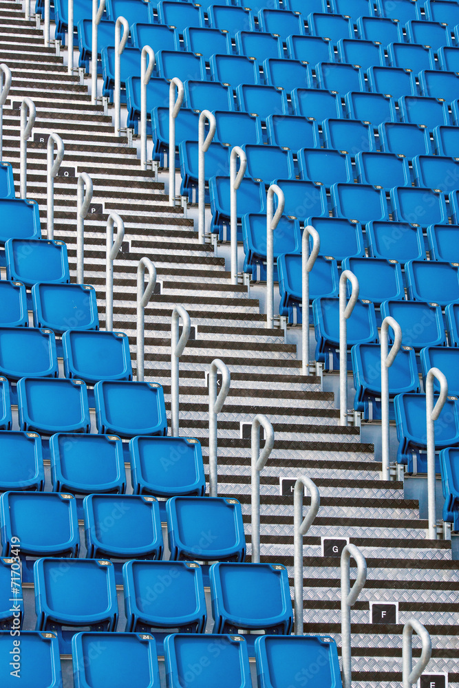Fototapeta premium Stadium seats and staircase