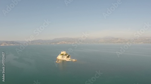 Castle of Bourtzi in Navplio Greece photo