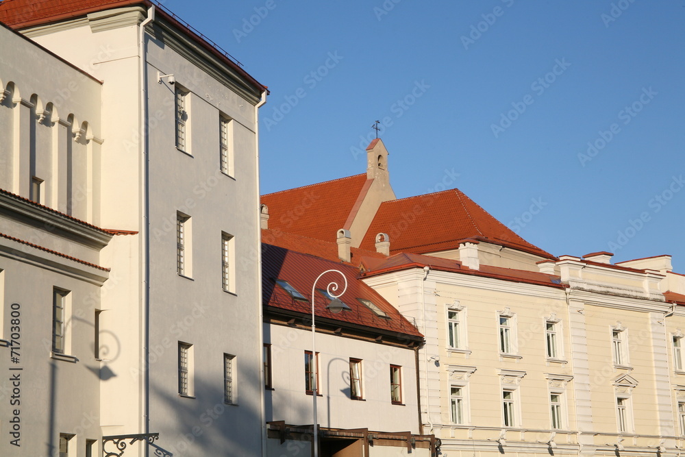 Building in the Old Town in Vilnius Building in the Old Town in Vilnius