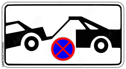 Halteverbot Abschleppen Schild #141017-svg03