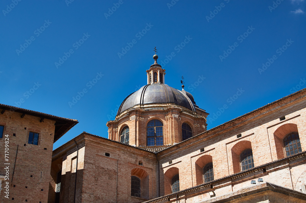 Details architecture of city. Cathedral Italy