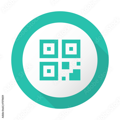 Flat Long Shadow Icon - Vector