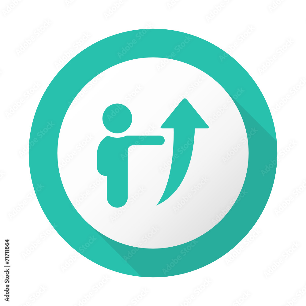 Flat Long Shadow Icon - Vector Flat Long Shadow Icon - Vector