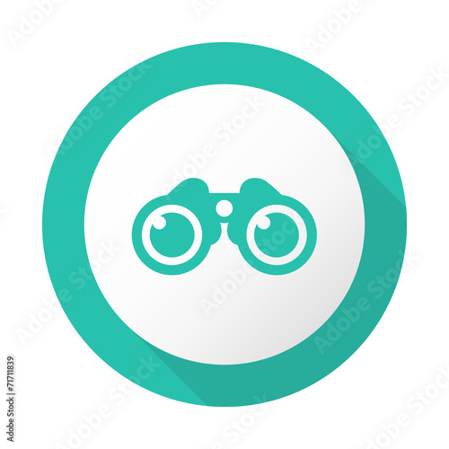 Flat Long Shadow Icon - Vector