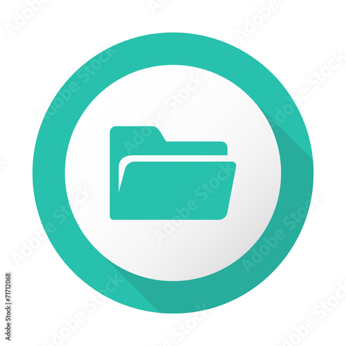  Flat Long Shadow Icon - Vector