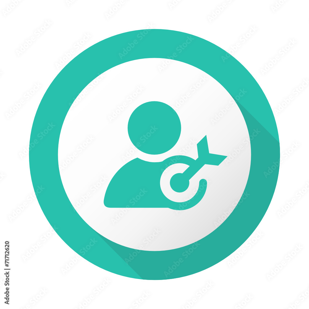 Flat Long Shadow Icon - Vector Flat Long Shadow Icon - Vector