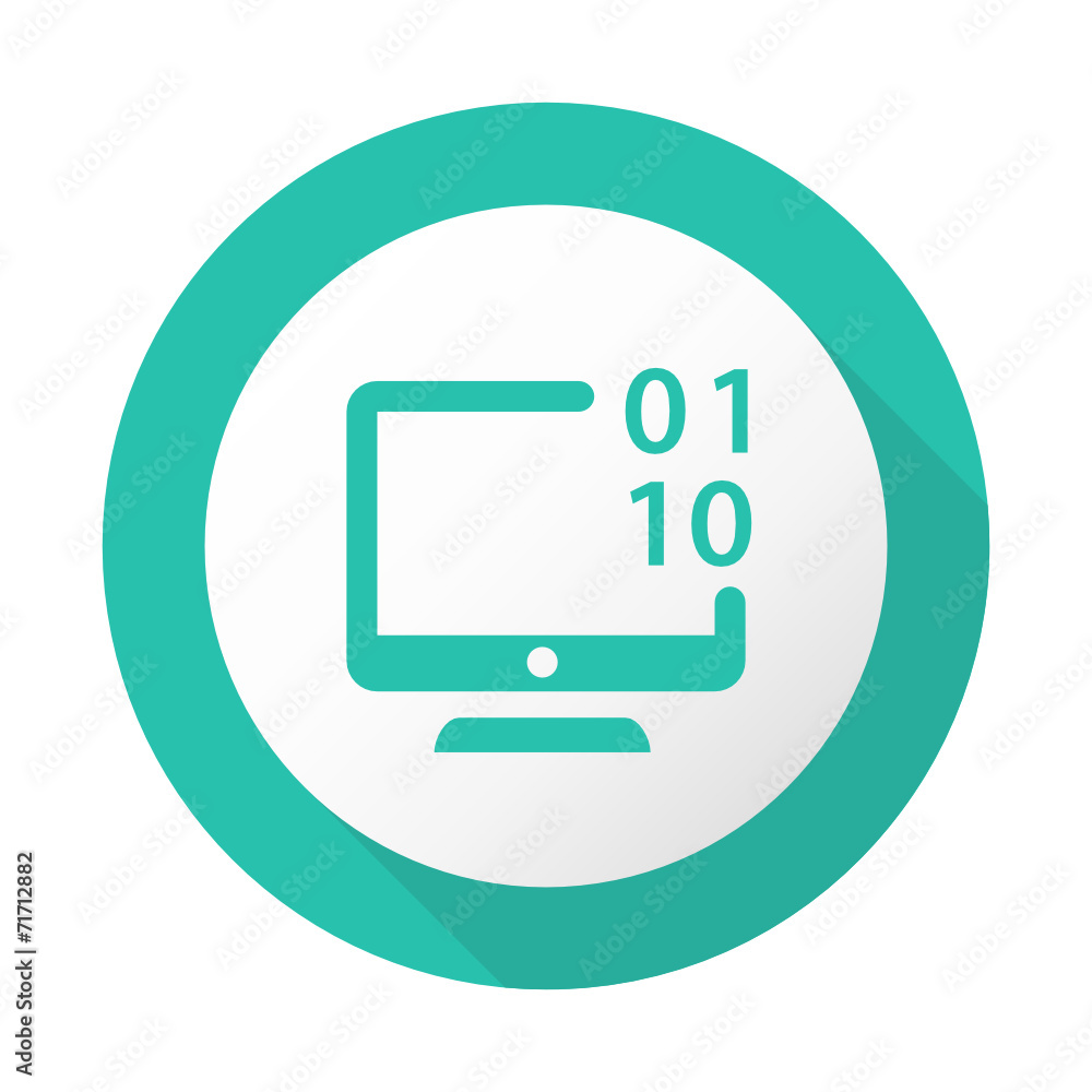 Flat Long Shadow Icon - Vector Flat Long Shadow Icon - Vector