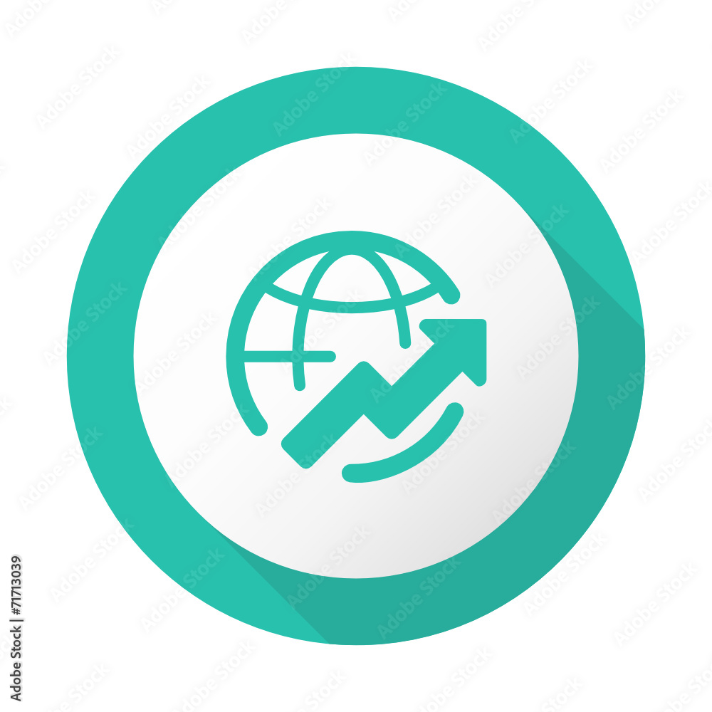 Flat Long Shadow Icon - Vector Flat Long Shadow Icon - Vector