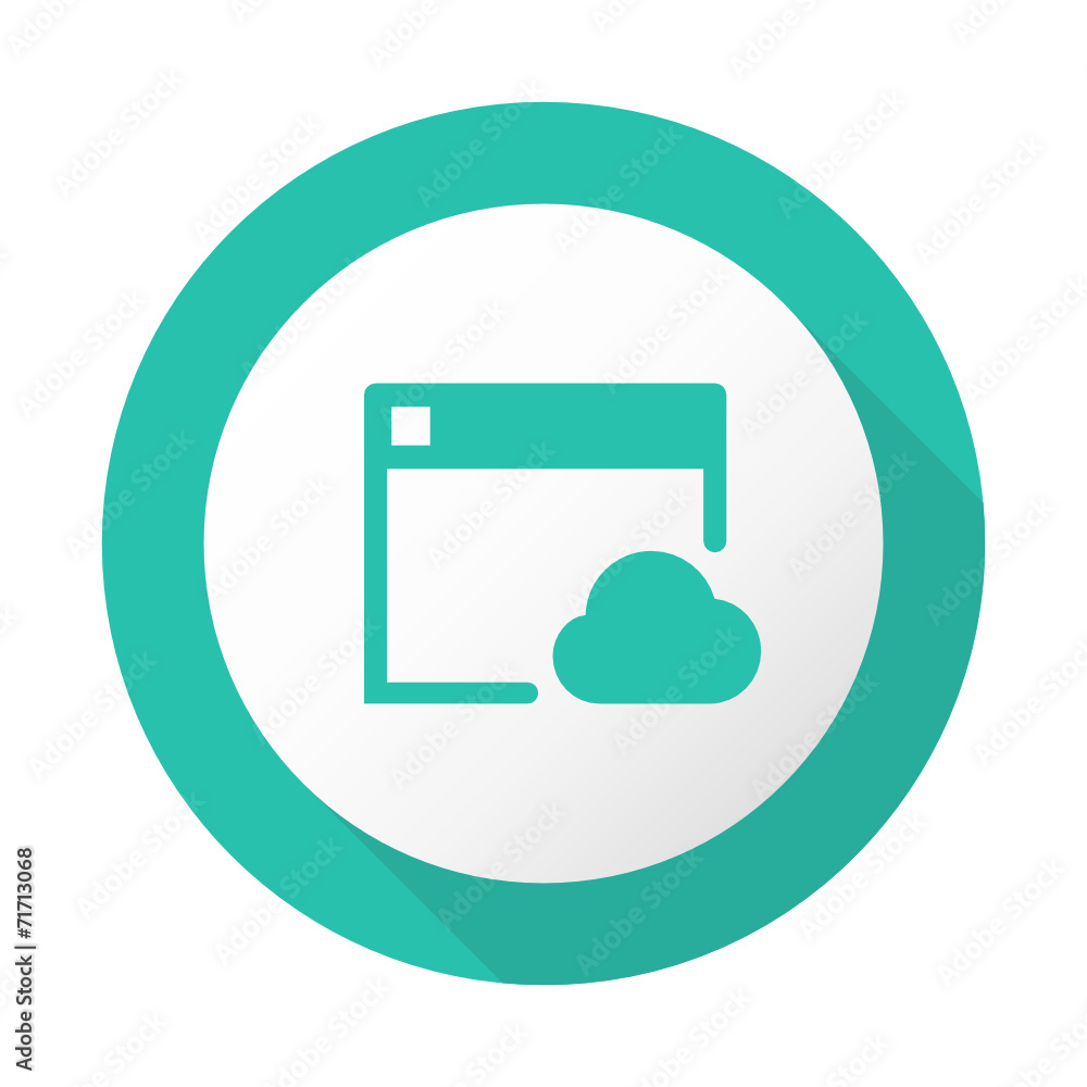 Flat Long Shadow Icon - Vector Flat Long Shadow Icon - Vector