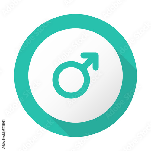 Flat Long Shadow Icon - Vector