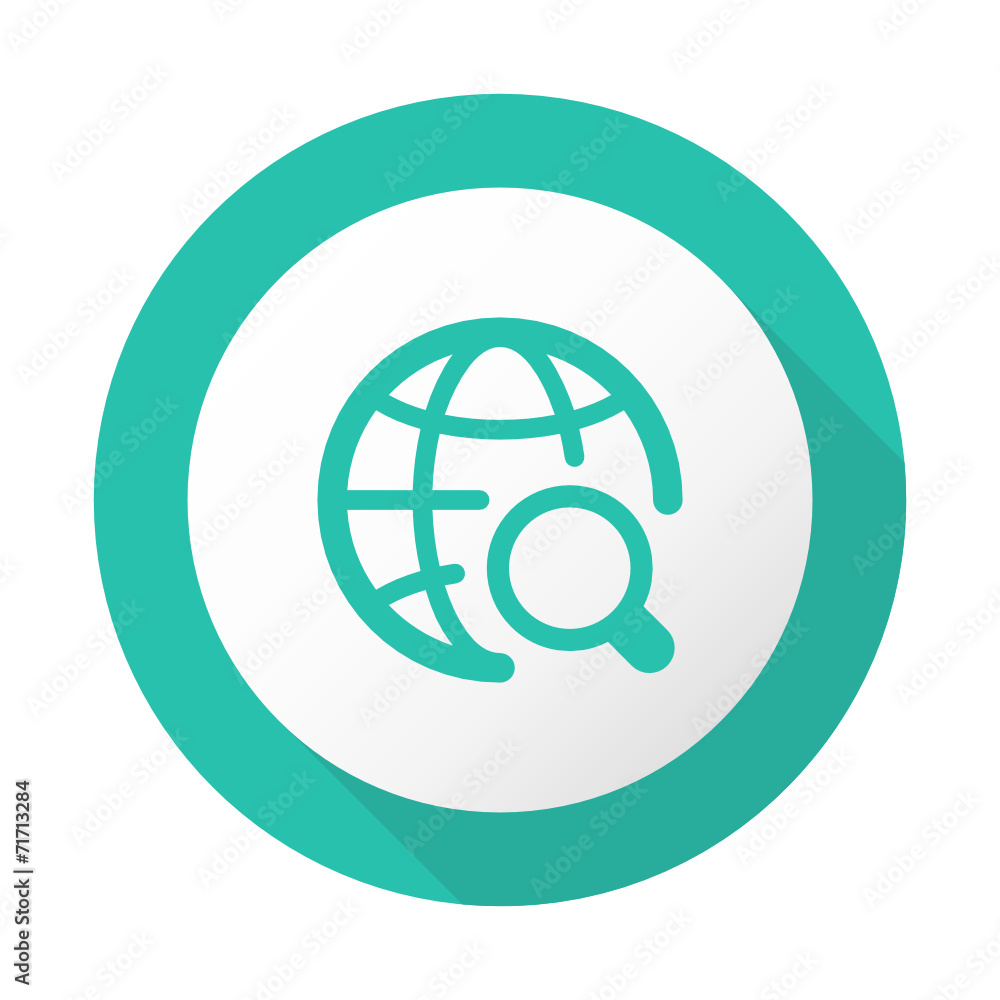 Flat Long Shadow Icon - Vector