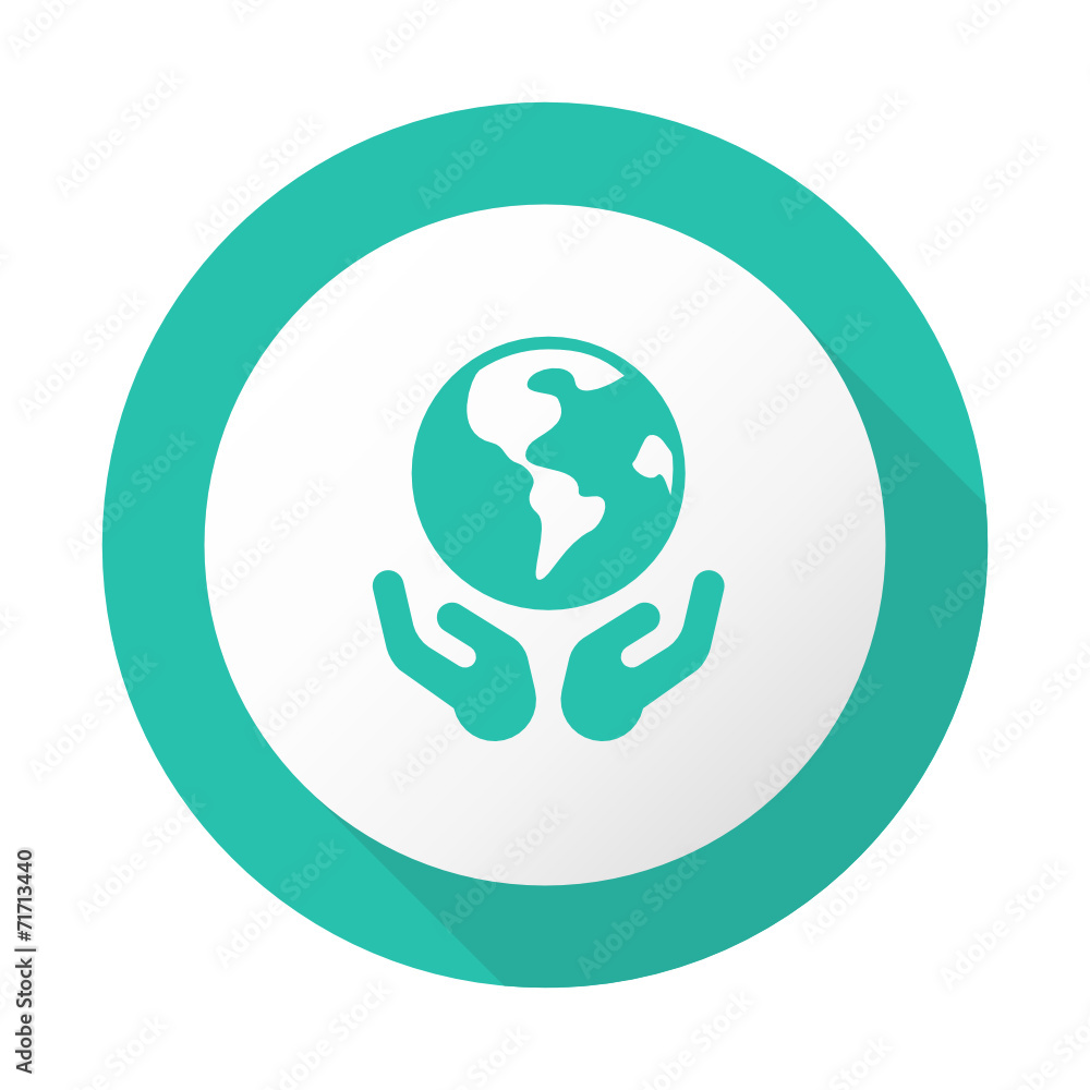 Flat Long Shadow Icon - Vector Flat Long Shadow Icon - Vector