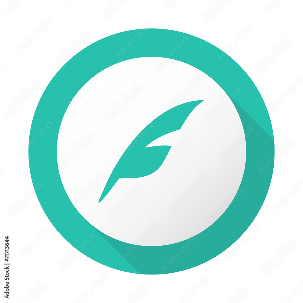 Flat Long Shadow Icon - Vector Flat Long Shadow Icon - Vector