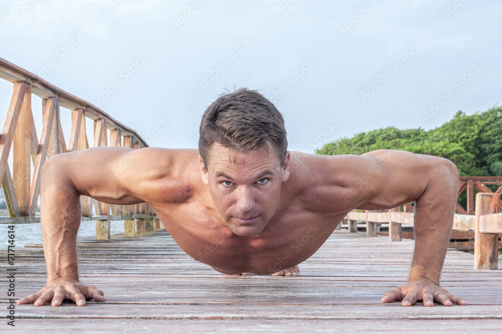 Outdoor push up workout Outdoor push up workout