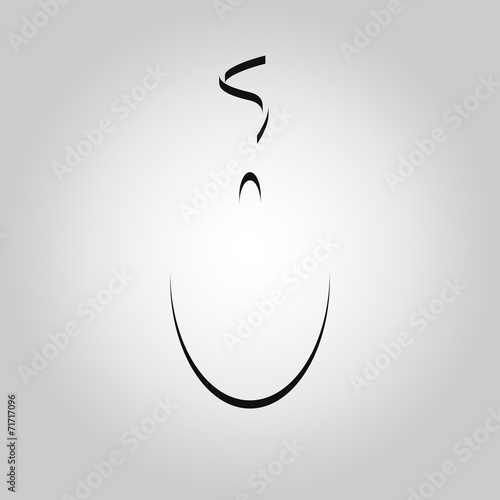 Mouse stripes logo desing