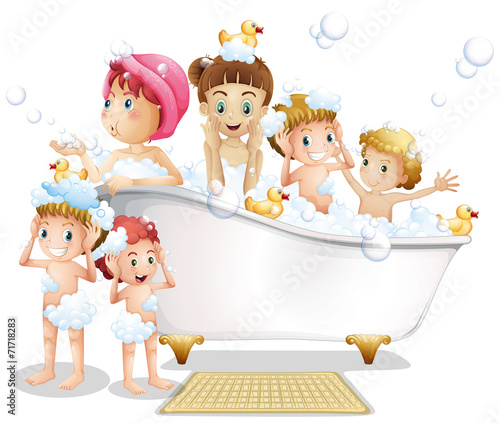 Children and bath