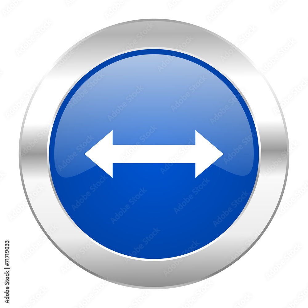 arrow blue circle chrome web icon isolated arrow blue circle chrome web icon isolated