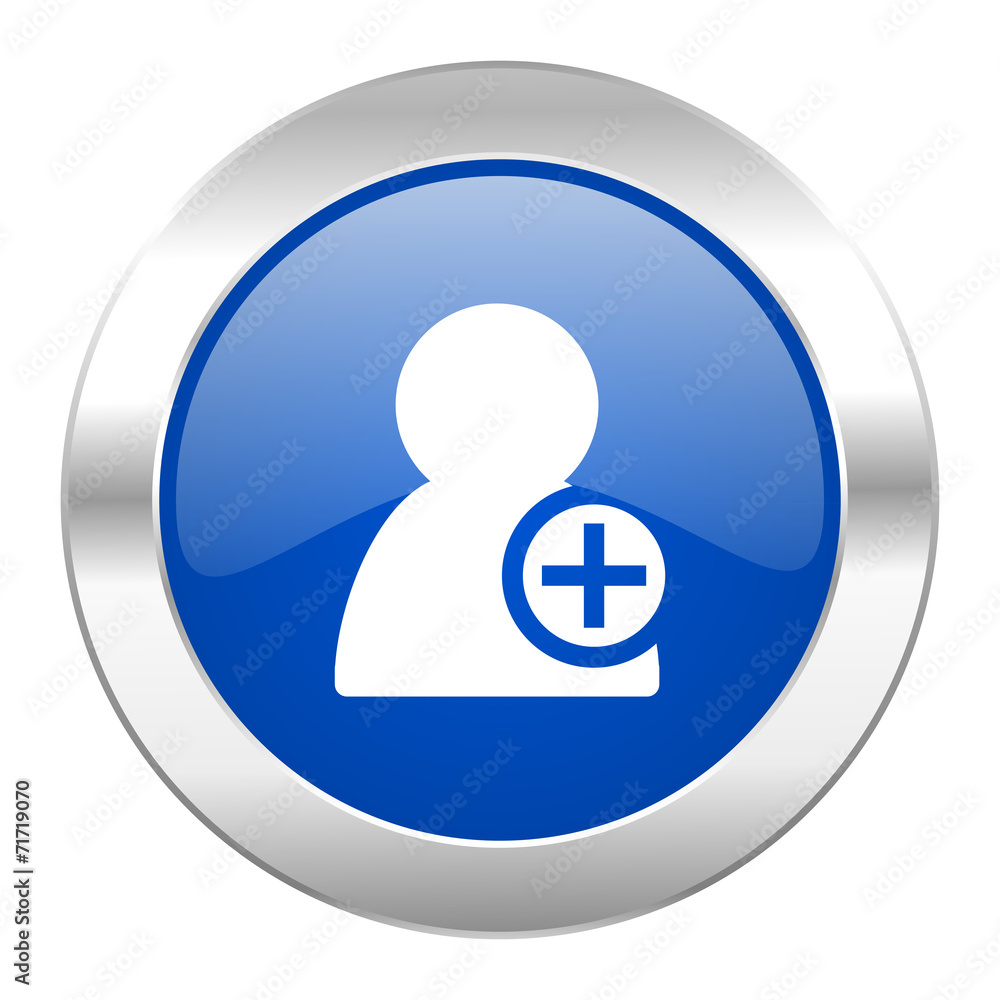 add contact blue circle chrome web icon isolated add contact blue circle chrome web icon isolated