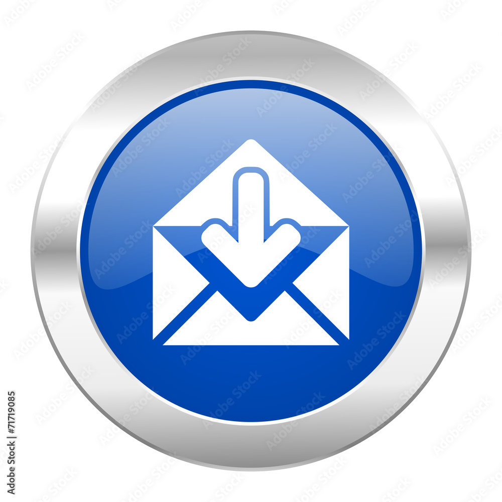 email blue circle chrome web icon isolated email blue circle chrome web icon isolated