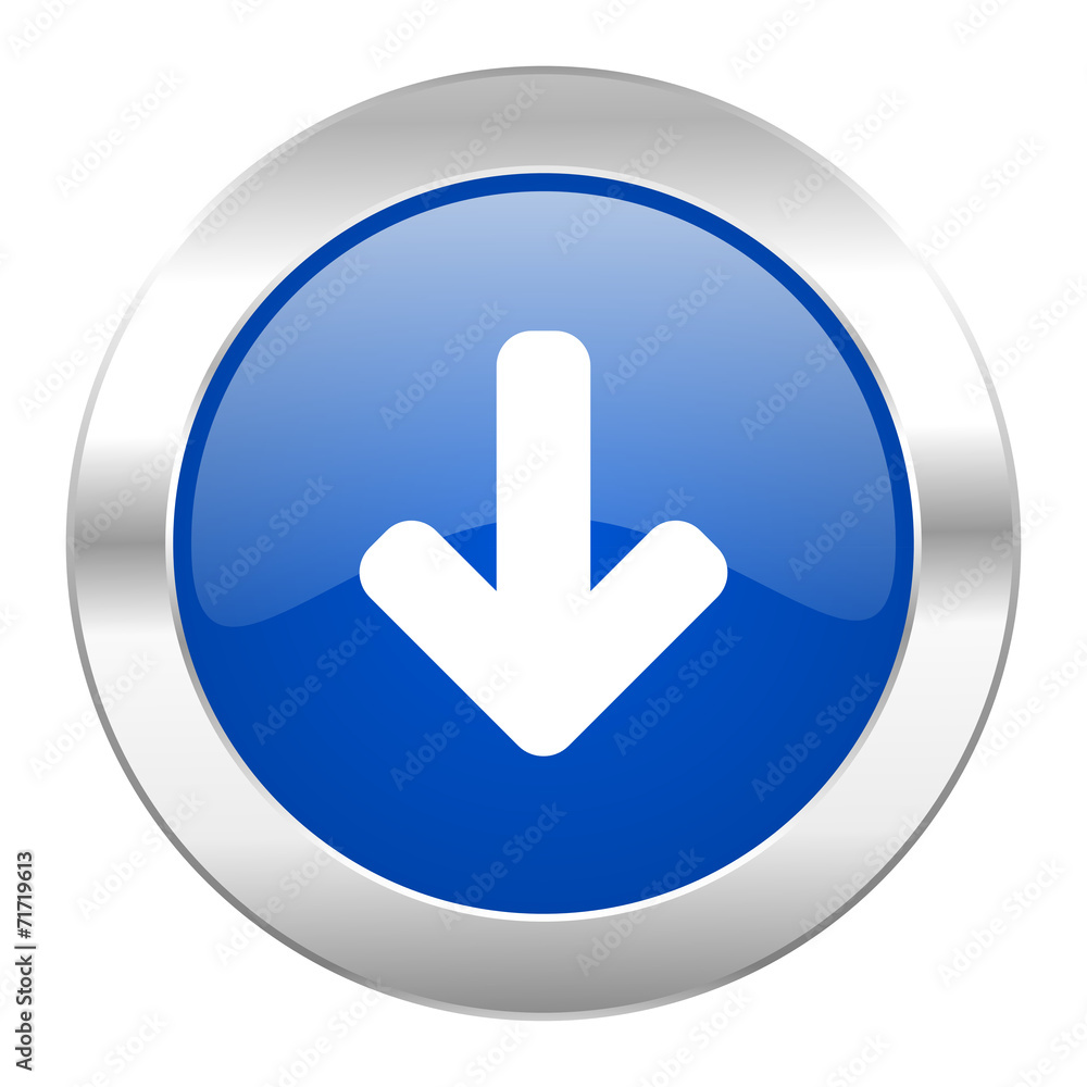 download arrow blue circle chrome web icon isolated download arrow blue circle chrome web icon isolated