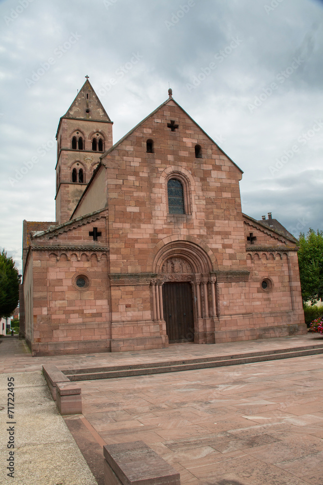 Eglise st Pierre et Paul à Sigolsheim, Alsace, Haut Rhin