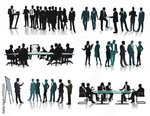 Geschäftliche  Gruppen Meetings
