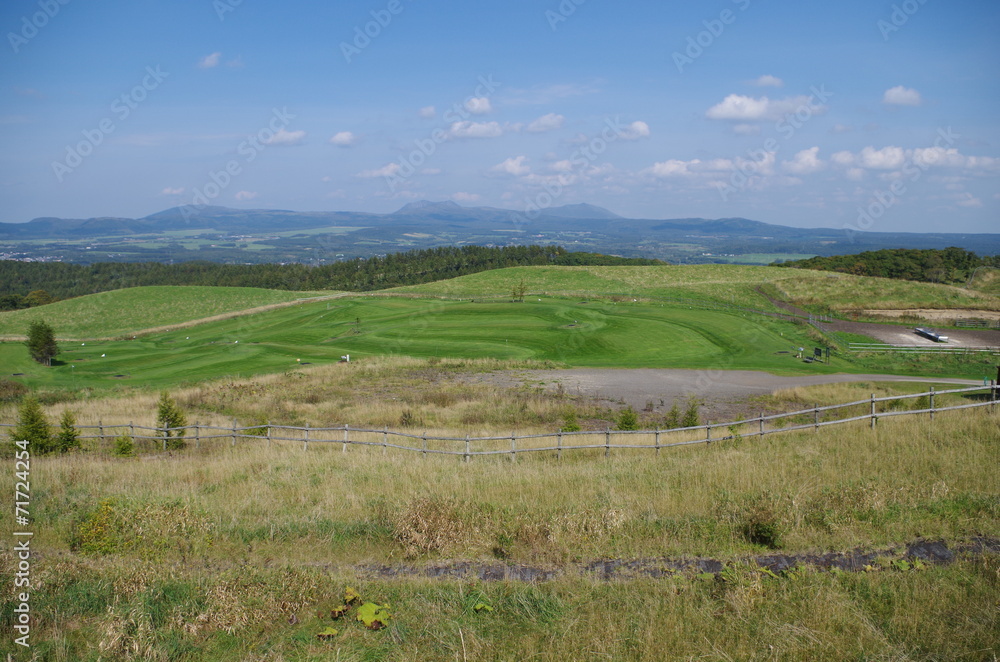 Obraz premium ９〇〇草原の展望