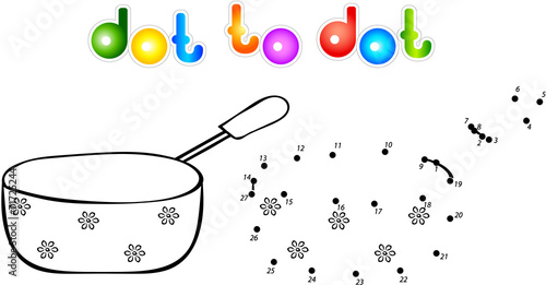 Pan second dot to dot coloring book