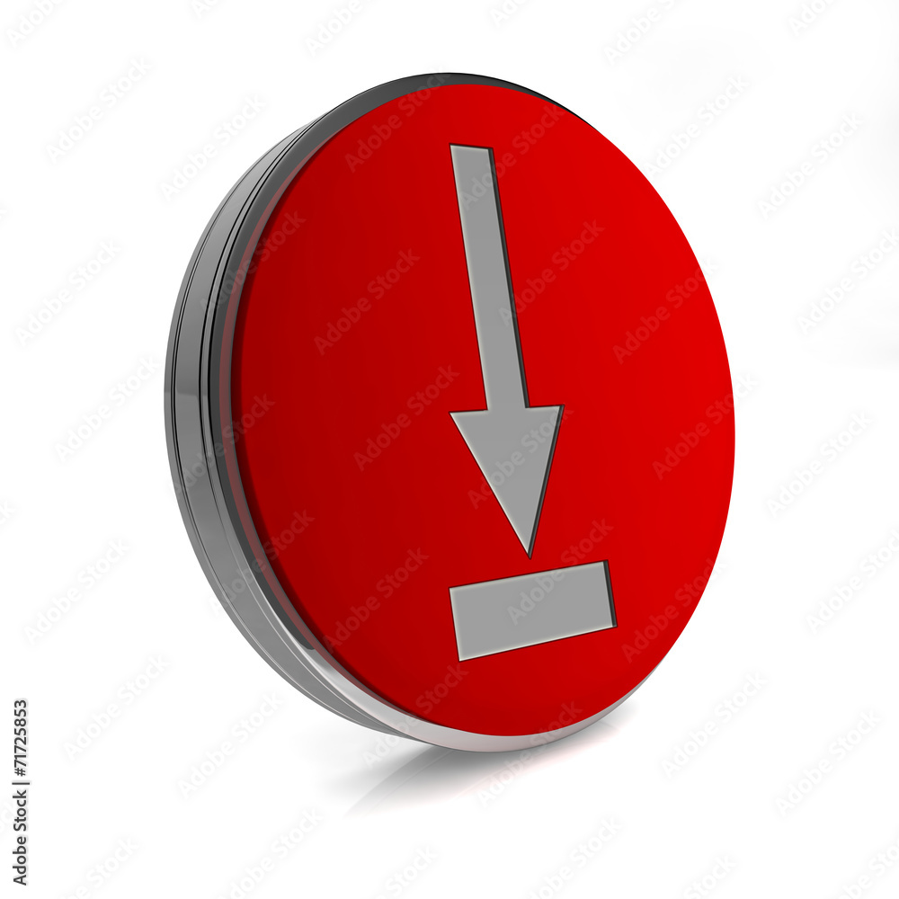 download circular icon on white background download circular icon on white background