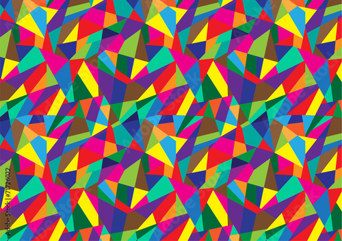 Abstract geometric colorful pattern background.